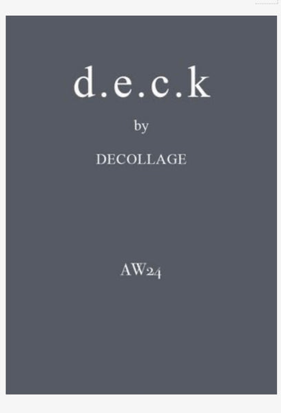 D.E.C.K by Decollage- DARK WASH DENIM JOGGER